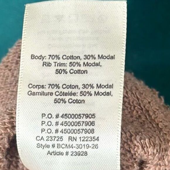 Aritzia Wilfred Women's Brown Diderot Oversize Studded Cocoon Sweater Size M - Picture 5 of 7